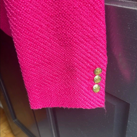 NWT J Crew pink tweed blazer, size 10 - Picture 3 of 7
